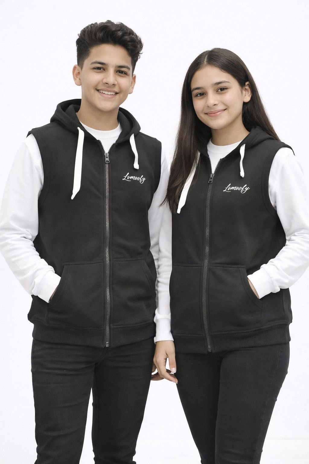 unisex half sleeve jacket